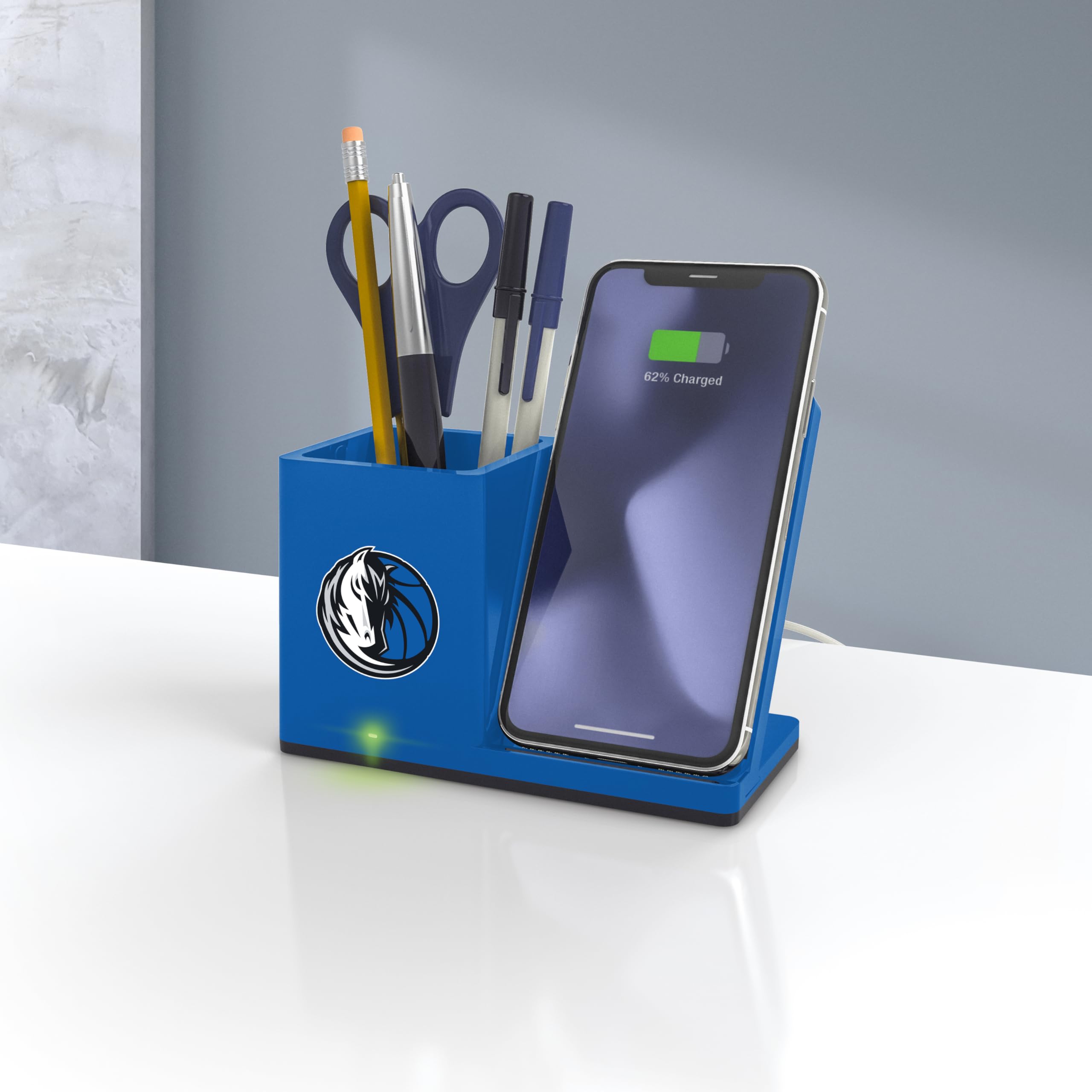 SOAR Wireless Charger & Desktop Organizer - Fast Qi Charging Stand with Phone Holder, Cable Management for iPhone, Samsung, AirPods | Perfect for Office, Home & Travel Use