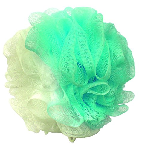 Exfoliating Loofah Sponge for Bath & Shower - Natural Body Scrubber for Women & Men - Soft & Durable Bathing Sponge - Perfect for Exfoliation & Body Wash - Pack of 1 (Multicolor) - Ideal for Daily Skincare & Spa-Like Experience at Home