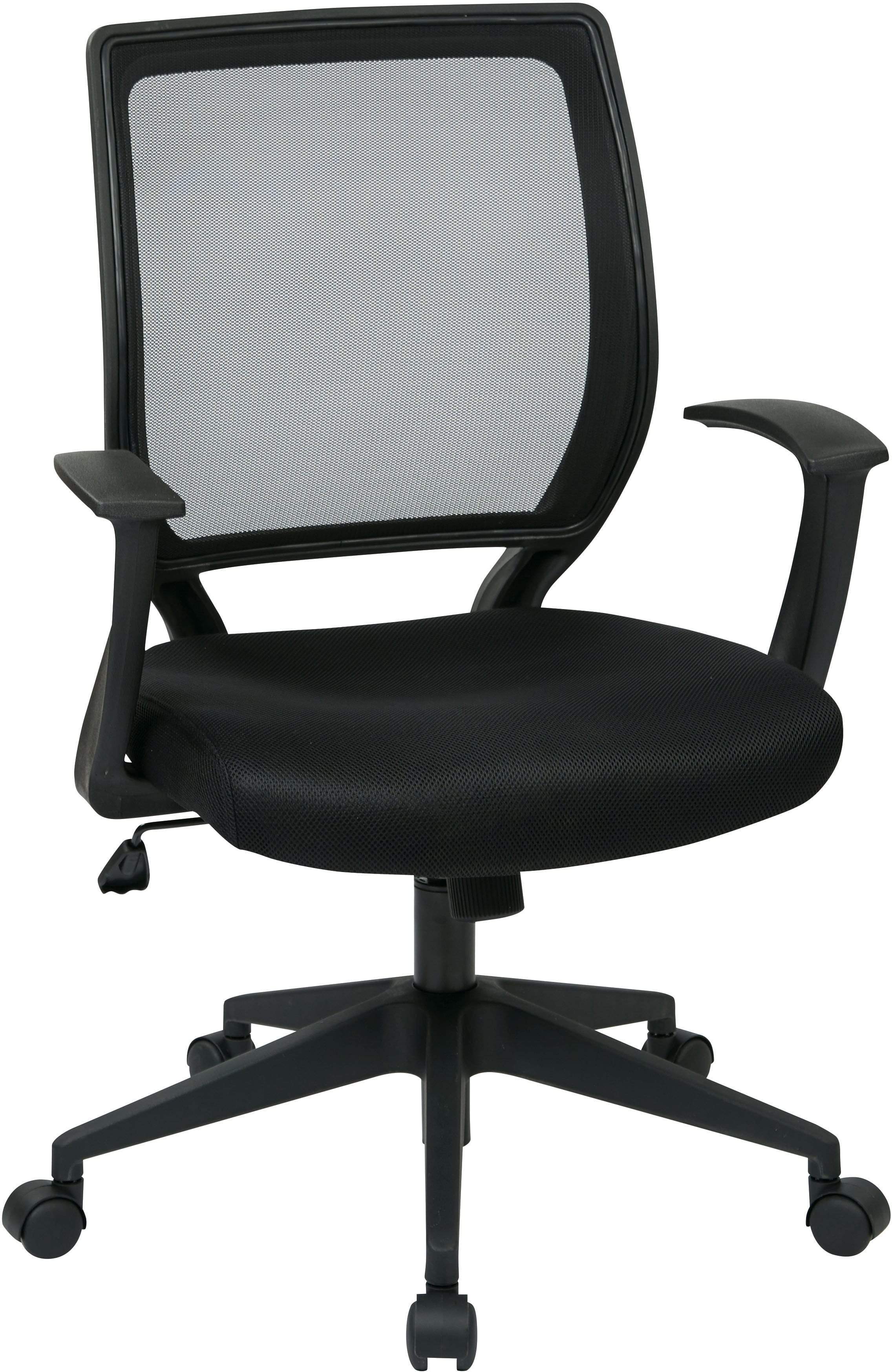 Ergonomic Mesh Office Chair with Adjustable Height - Work Smart Back Support Executive Chair [EM51022N] for Home Office, Conference Room & Workspace