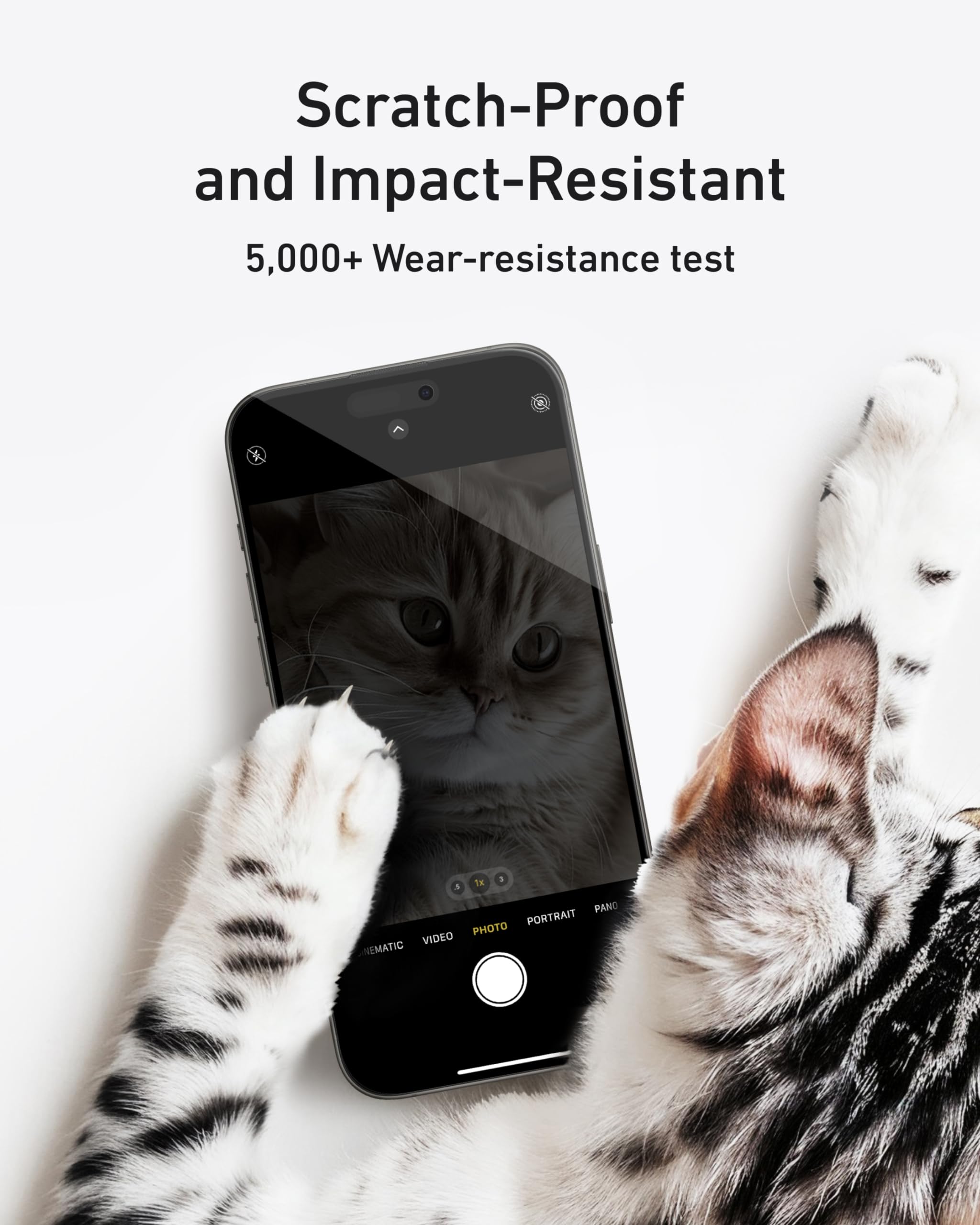 Anker 2-Pack Privacy Screen Protector for iPhone 15 Pro - Anti-Spy HD Tempered Glass with Easy Installation (2 Pack) | Perfect for Office, Banking & Public Use to Protect Your Privacy