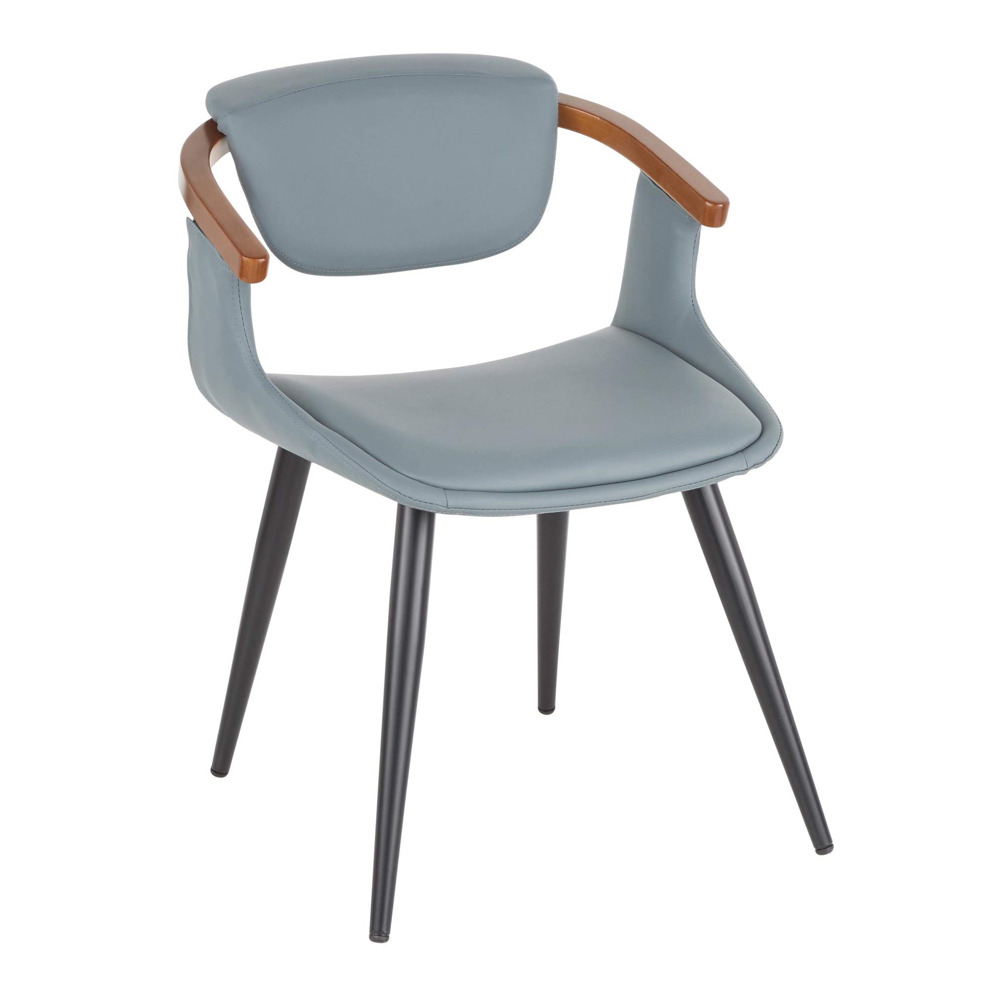 LumiSource Oracle Upholstered Dining Chair - Mid-Century Modern Kitchen Chair for Dining Table - Comfortable & Stylish Seating for Home, Restaurant, and Office Use