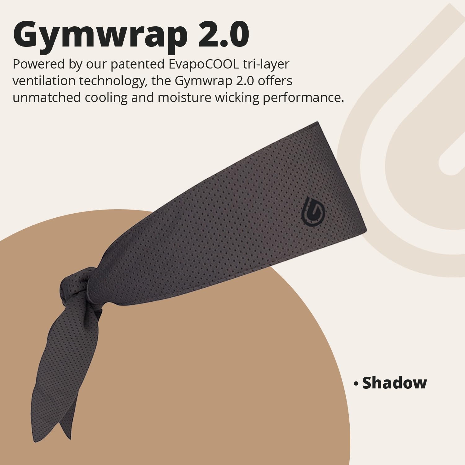 2.0 by Gymwrap - Sweat-Wicking Workout Headband for Women & Men - Adjustable Sports Headband for Running, Yoga, Gym & Outdoor Activities - Stay Comfortable During Intense Workouts