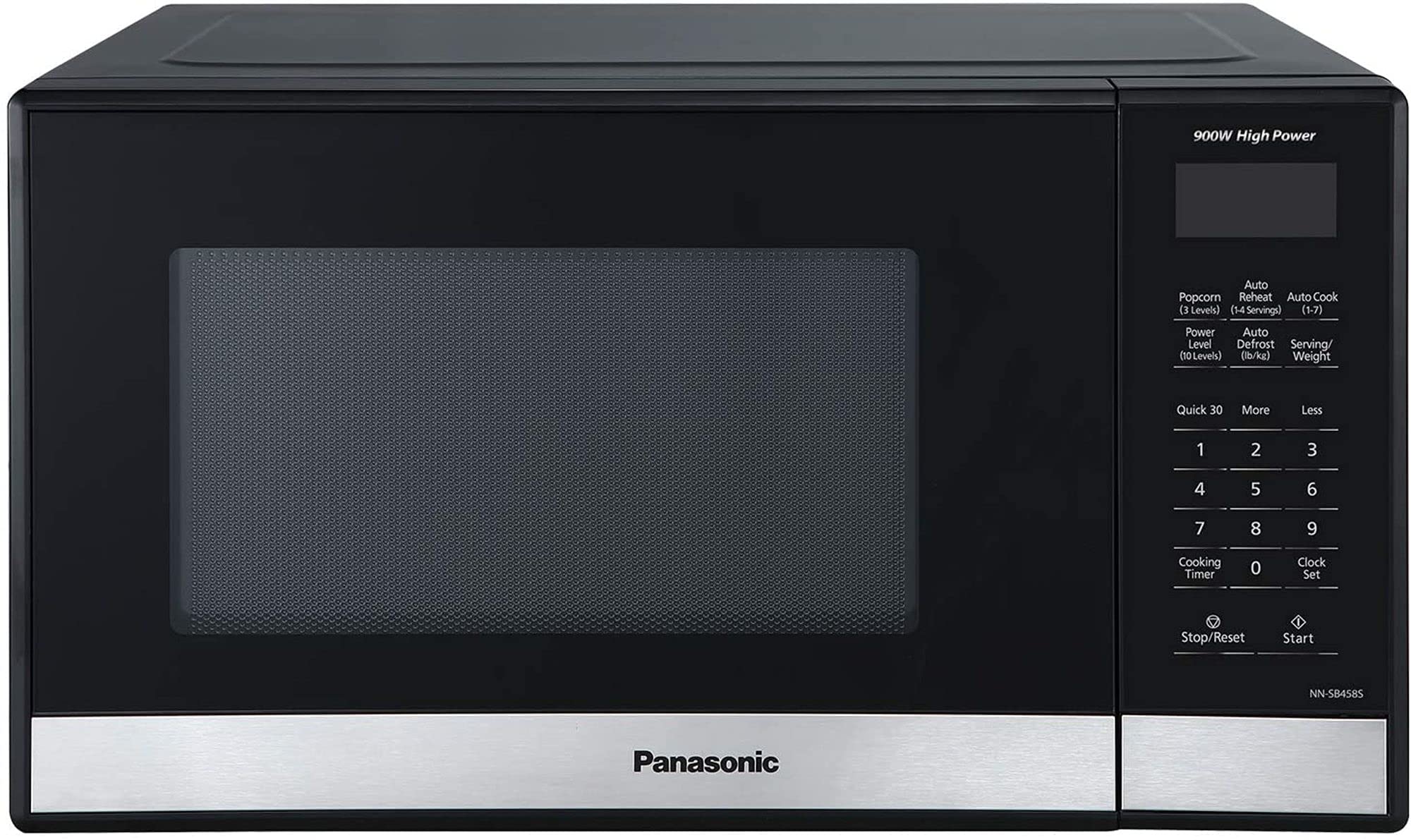 Panasonic NN-SB458S 1000W Countertop Microwave Oven with Inverter Technology & Eureka PowerSpeed Lightweight Corded Stick Vacuum Cleaner - Perfect for Small Kitchens and Quick Home Cleaning
