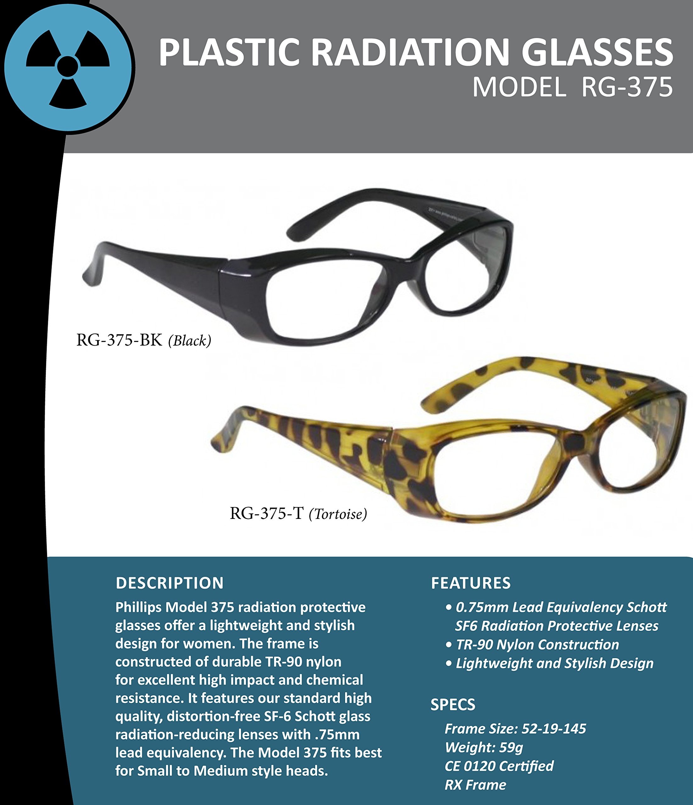 Schott SF-6 HT Women's Lightweight Safety Glasses - Nylon Frame & 1.80 Index Lenses - ANSI Z87.1 Certified for Work, Lab & Outdoor Activities