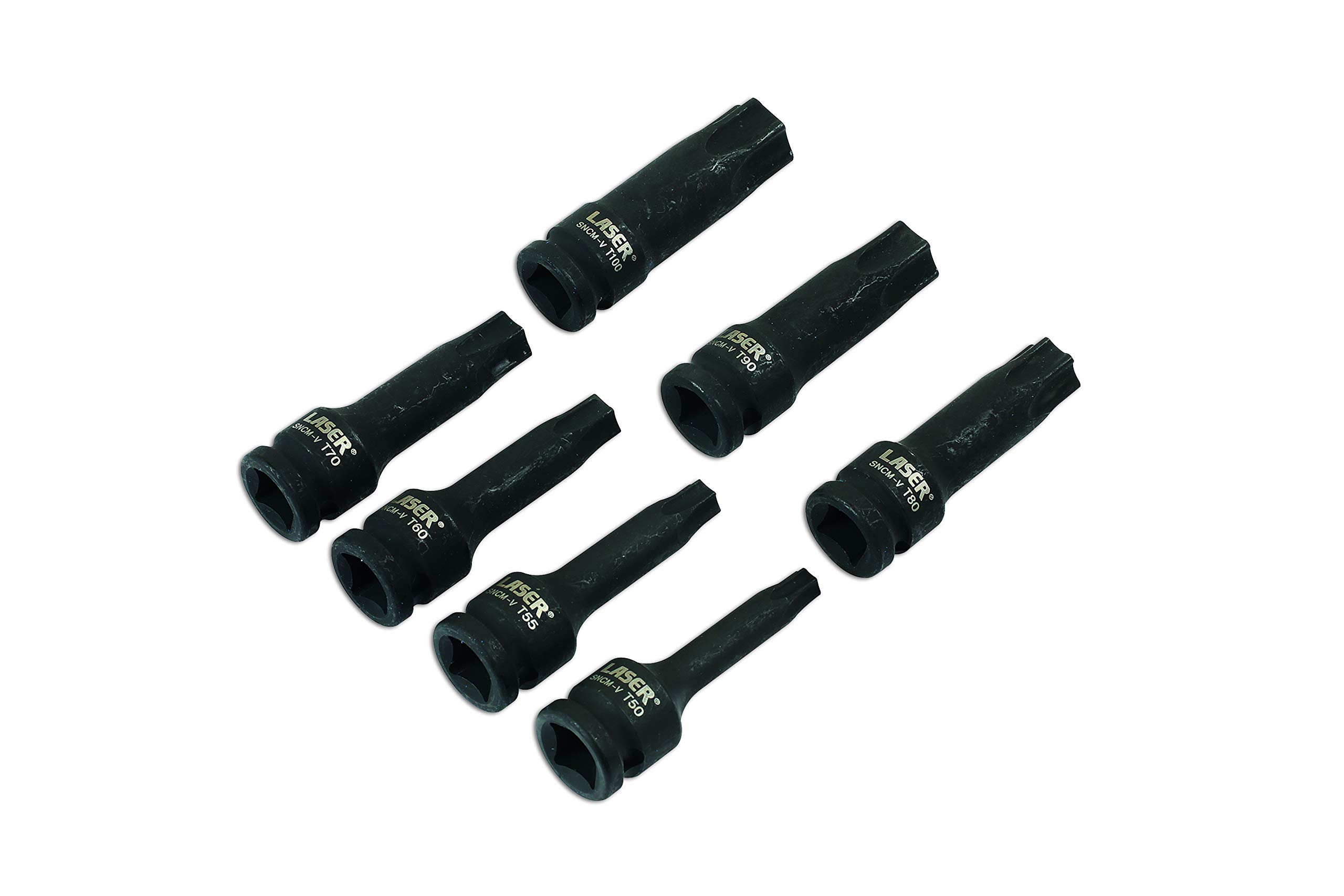 Laser 7119 Star Impact Bit Set - 20-Piece Assorted Torx & Phillips Screwdriver Bits for DIY, Construction & Automotive Repair | Durable Impact Driver Accessories for Home Improvement & Professional Use