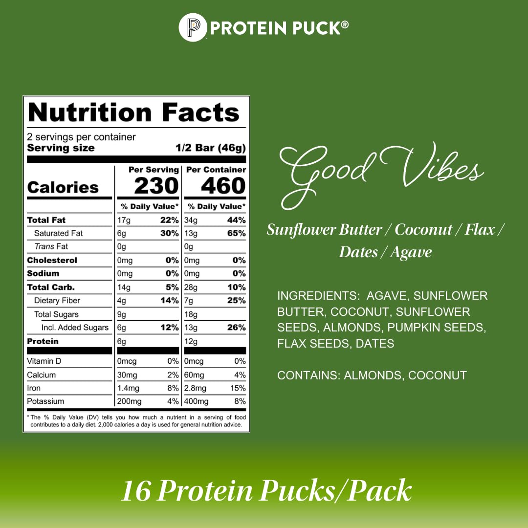 Plant-Based Protein Bars - Vegan Snacks with 16 Count (3.25 oz Each) | Gluten Free, Dairy Free, Kosher & Non-GMO Certified | Healthy Energy Bars for Workouts, Hiking & On-the-Go Nutrition