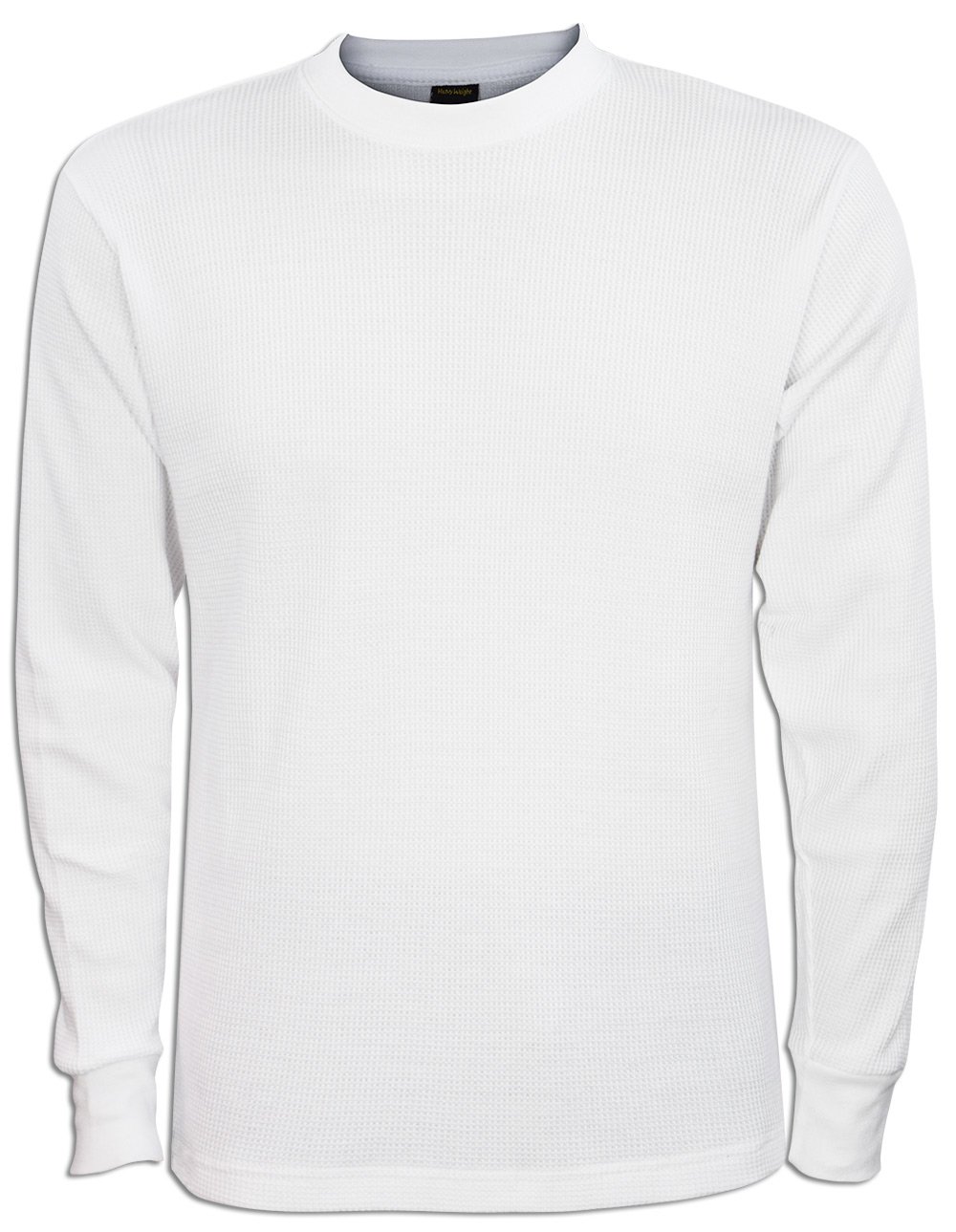 JLGUSA Men's Heavyweight Thermal Long Sleeve Waffle Shirt - Solid Color Winter Base Layer for Outdoor Work, Camping & Cold Weather Activities