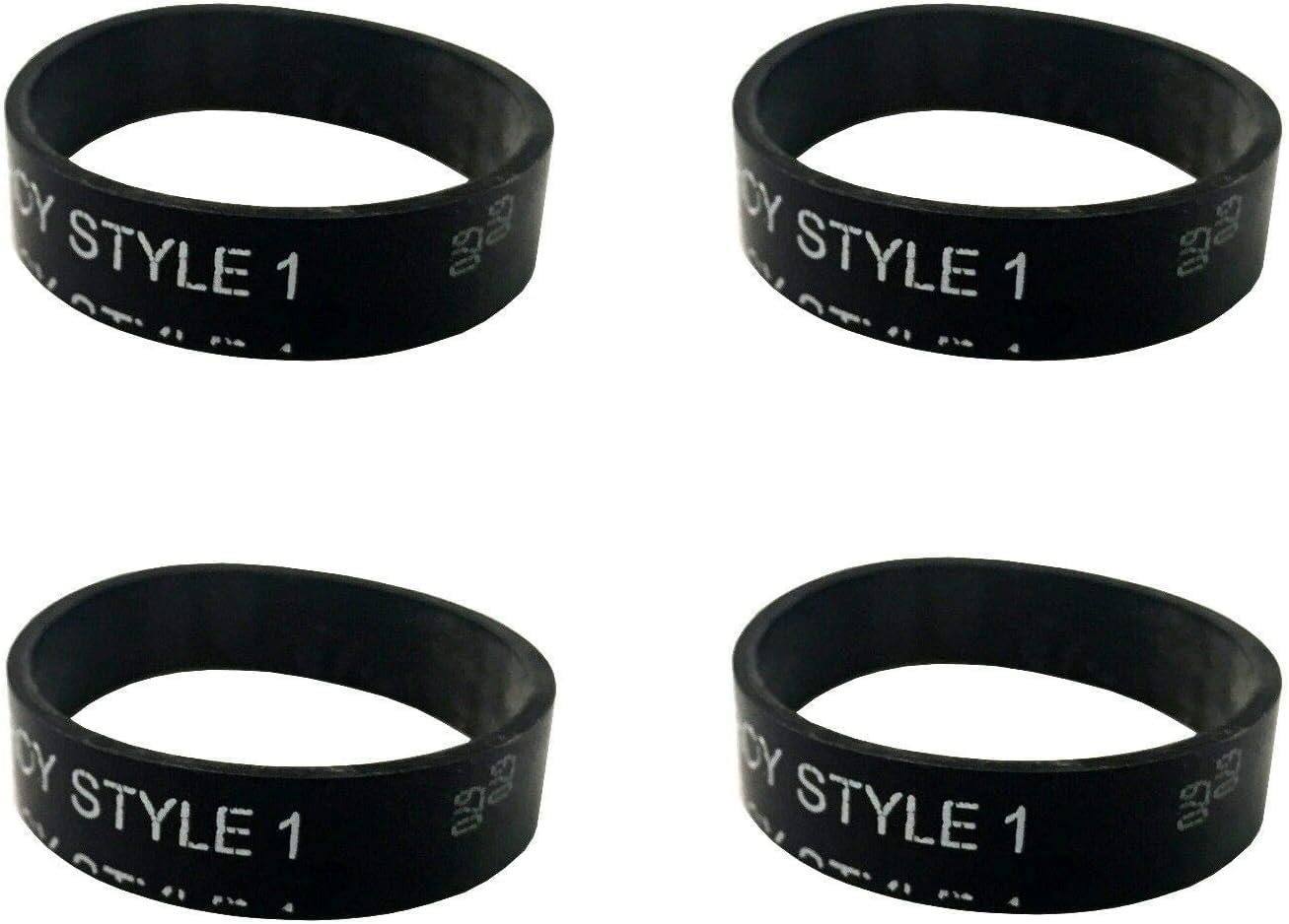 Dirt Devil Vacuum Cleaner Replacement Belts - Style 1 Belt (4 Pack) for Optimal Performance - Compatible with Various Dirt Devil Models - Perfect for Home Cleaning, Pet Hair Removal & Car Detailing