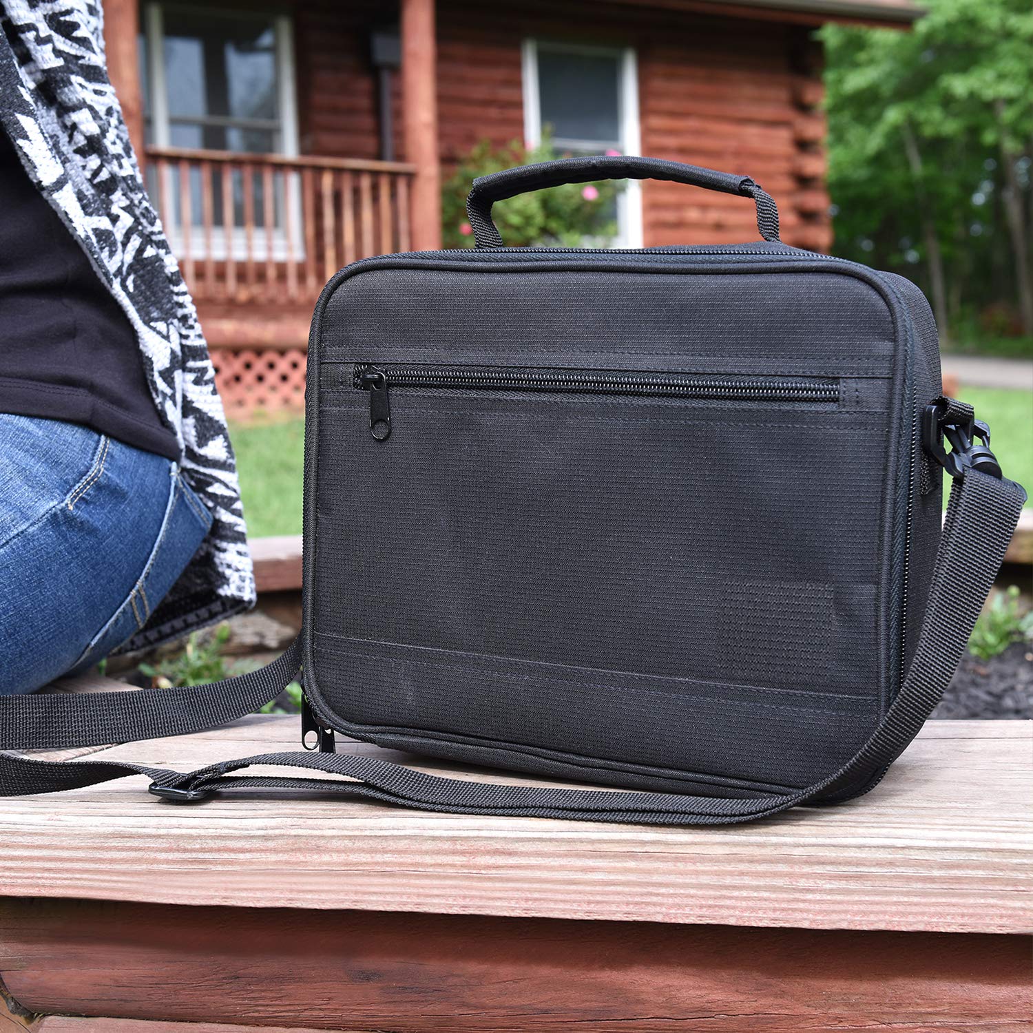 Ritz Gear Deluxe Padded Photo Printer Case with Carrying Strap - Protective Storage for HP Sprocket Studio & Studio Plus Printers | Perfect for Travel, Home & Office Use