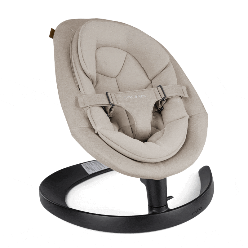 Nuna Leaf Grow Baby Swing with Toy Bar - Adjustable Infant Seat for Newborns to Toddlers - Perfect for Nursery, Living Room & Outdoor Use
