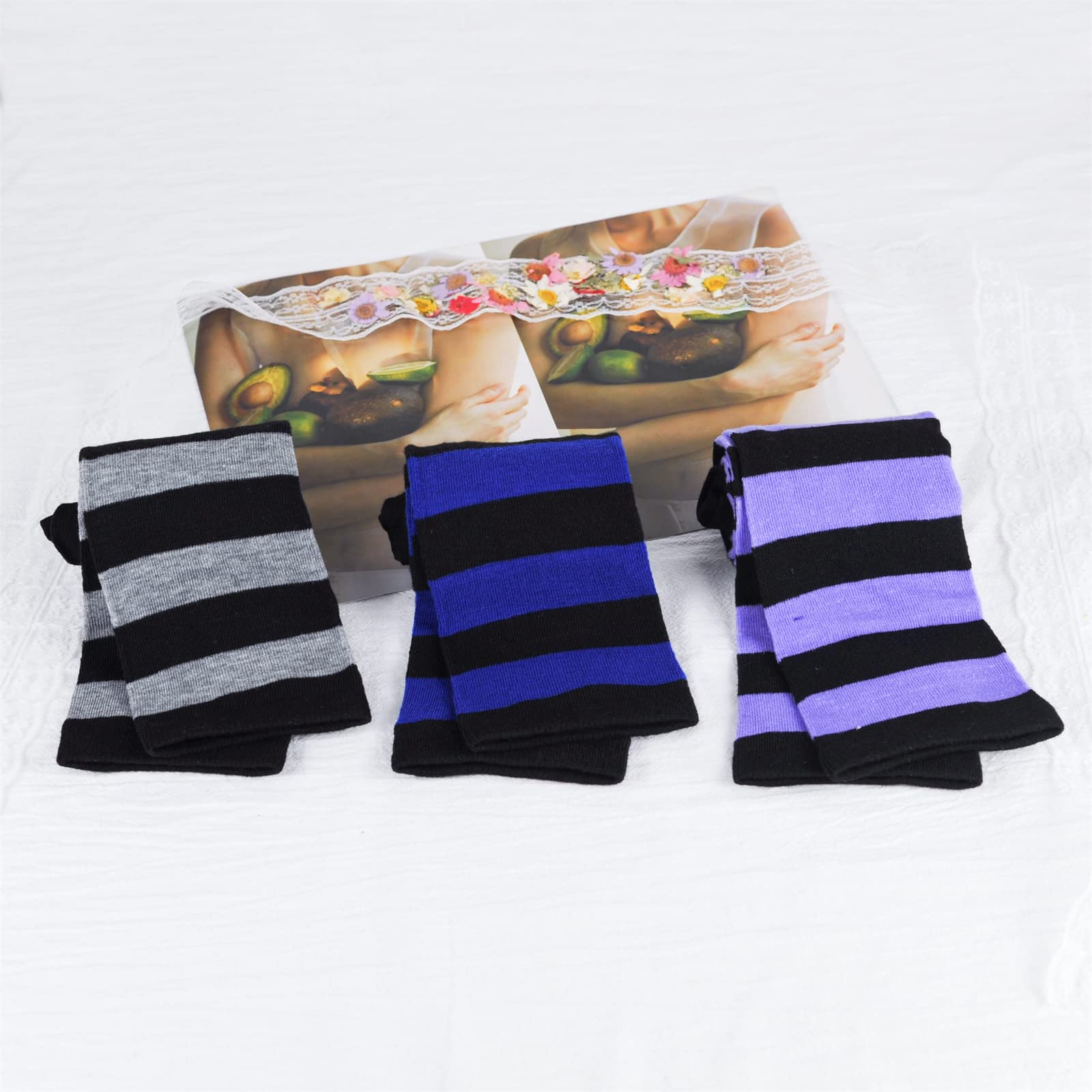 Intgoodluckycc Women's Over The Knee Socks - Thigh High Socks for Women, Long Knee High Stockings - Perfect for Winter, Cosplay, and Fashion Outfits