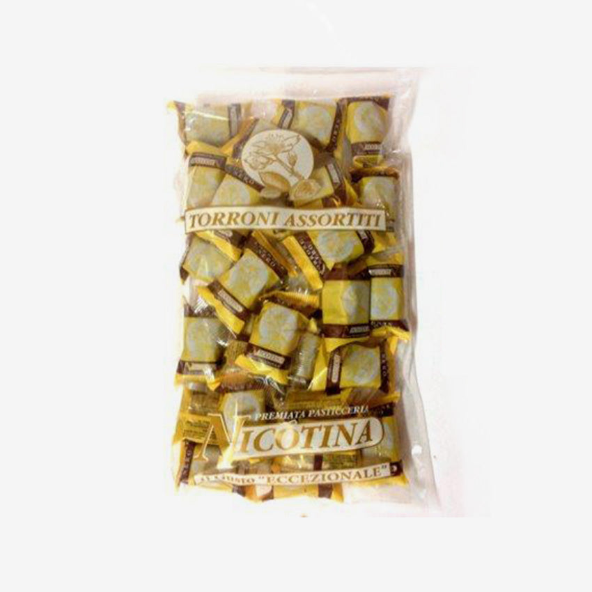 Premium Dolciaria Nicotina Torrone Italian Nougat Candy - Authentic Gourmet Gift for Holidays, Parties & Sweet Treat Lovers