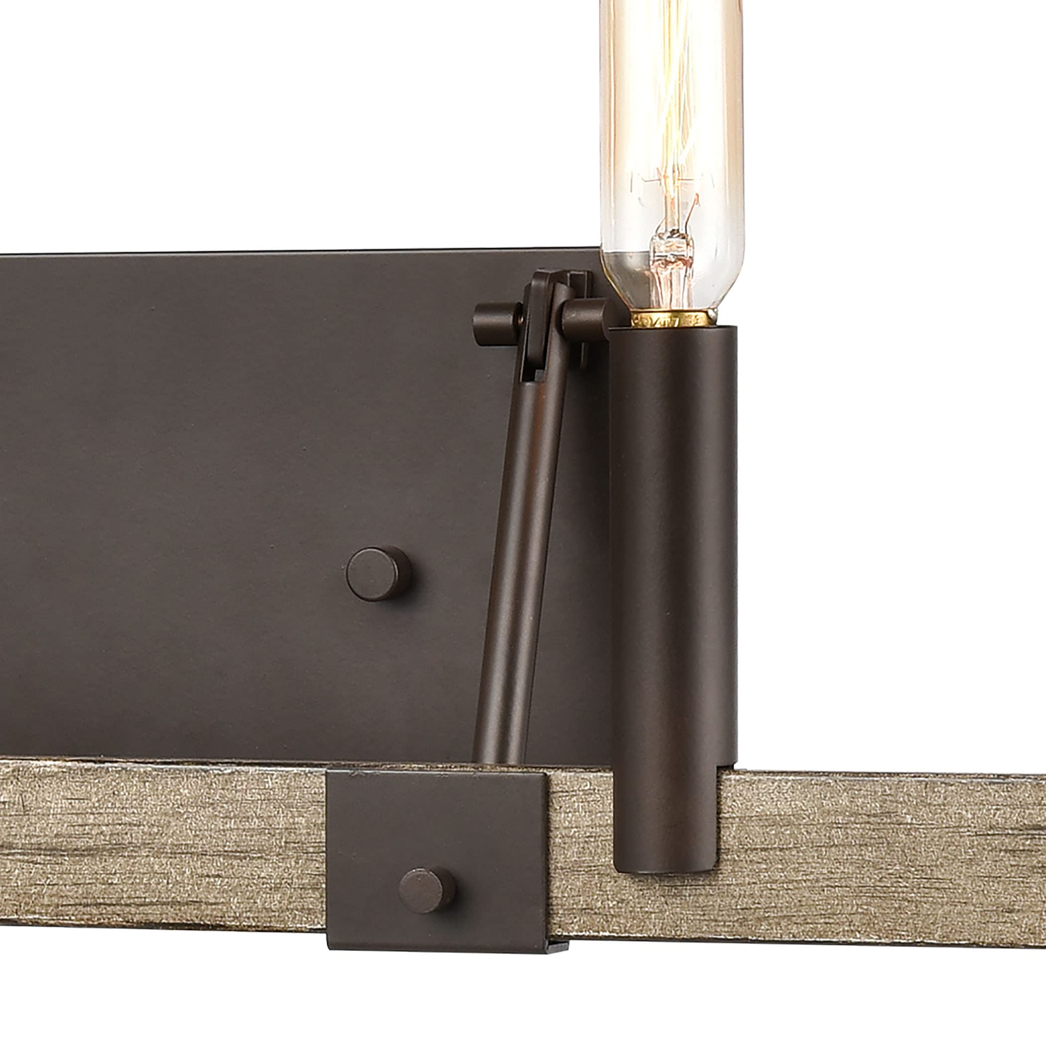 Elk Home Transitions Vanity Light - 4-Light Oil Rubbed Bronze Bathroom Fixture, 32-Inch Wide Transitional Style Lighting for Vanity Mirror, Perfect for Bathroom, Powder Room or Dressing Area Makeup Lighting