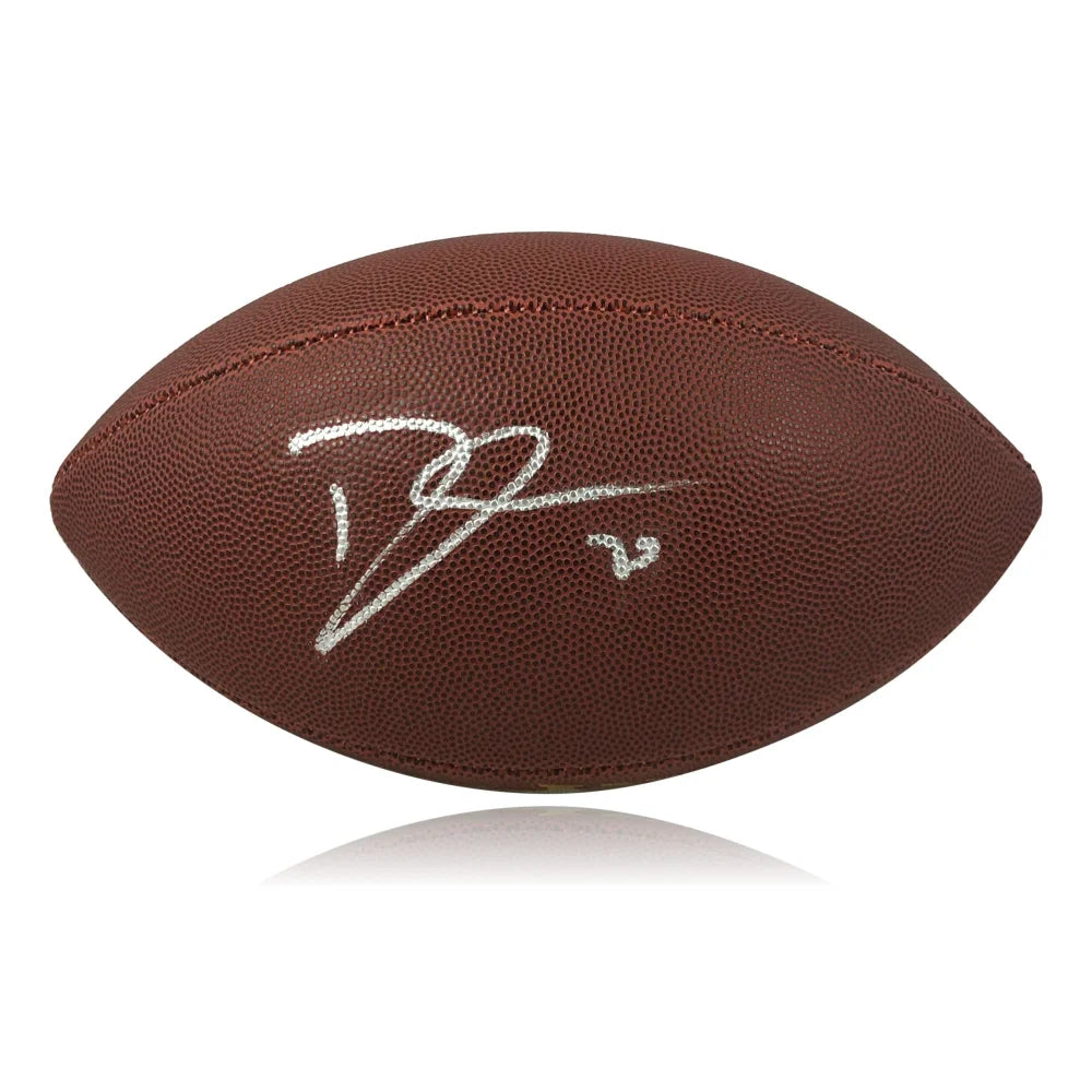 Derwin James Autographed Football with JSA COA - Los Angeles Chargers Signed NFL Memorabilia - Perfect for Collectors, Fans, and Sports Decor