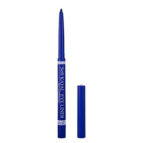 Blue Heaven Soft Kajal Eyeliner Pencil - Waterproof Smudge Proof Matte Finish Eye Liner (Blue) | Long Lasting Makeup for Everyday Wear & Party Looks
