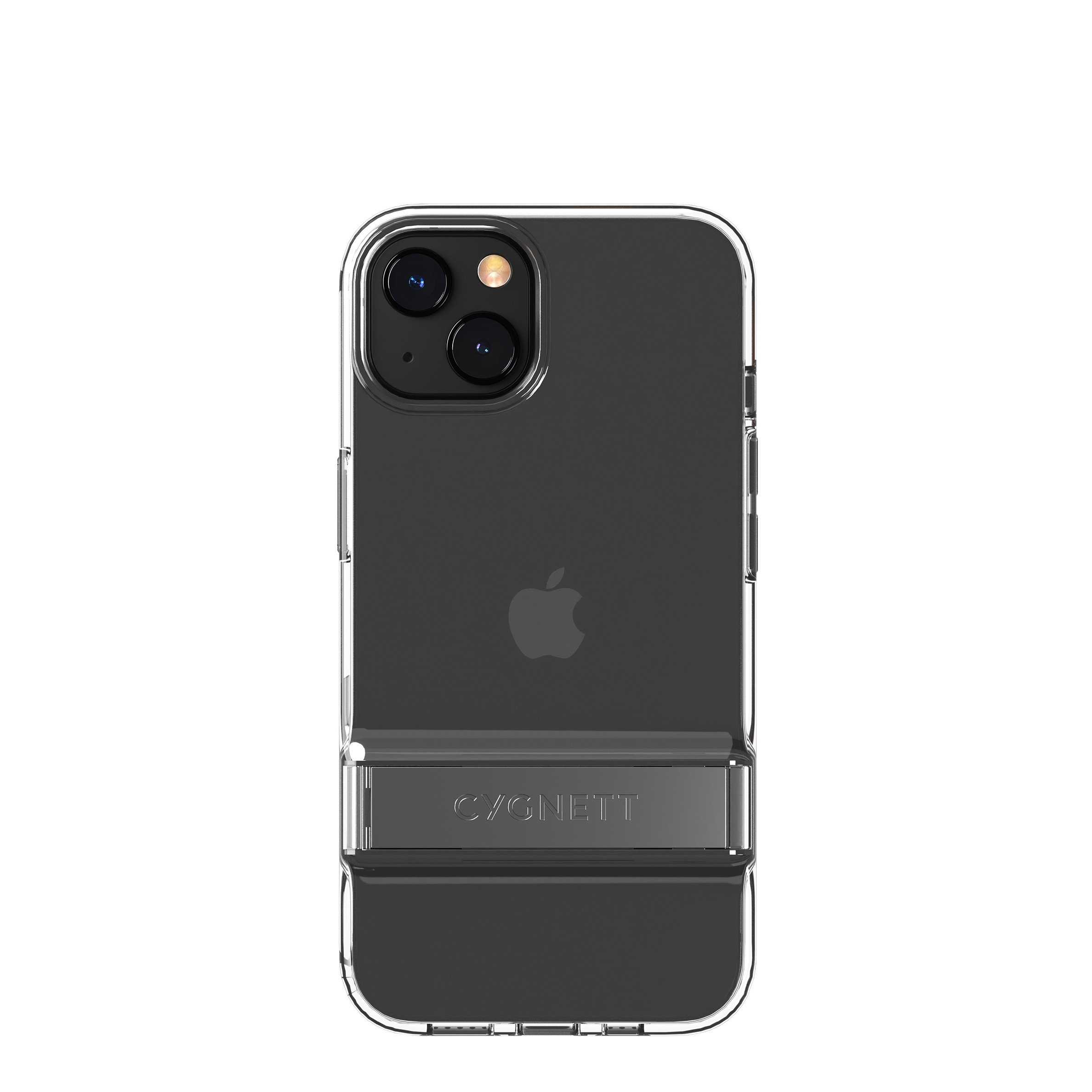 Premium Clear Shockproof iPhone 13 Case with Kickstand - Slim Protective Cover for iPhone 13 (2021) | Perfect for Hands-Free Viewing, Video Calls & Entertainment