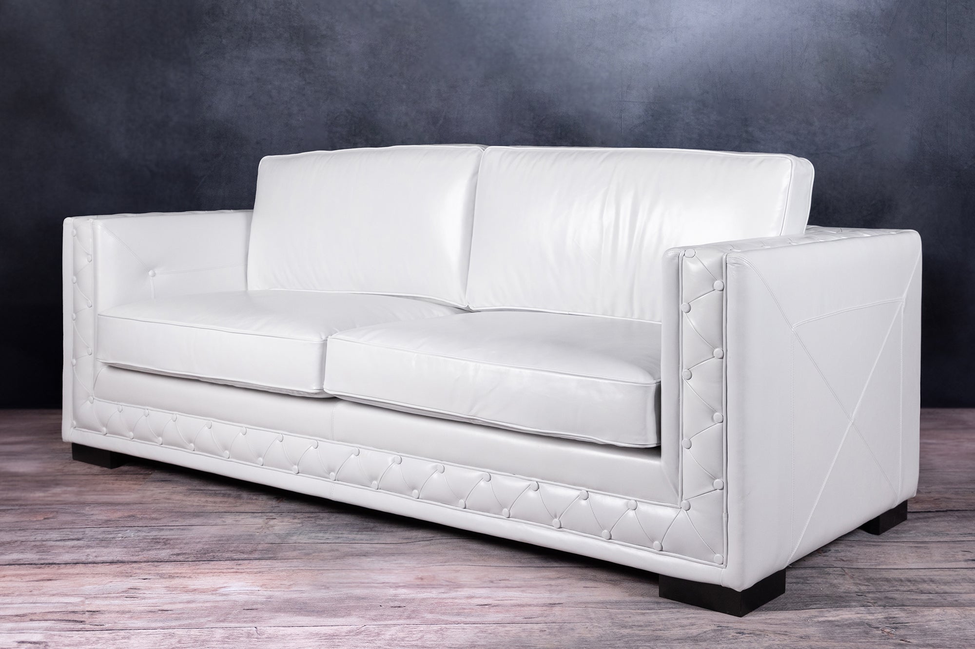 Luxury Genuine Leather Sofa - Premium Handcrafted Italian Leather Couch for Living Room, Office & Lounge - Modern Comfortable Sectional Sofa for Home Decor
