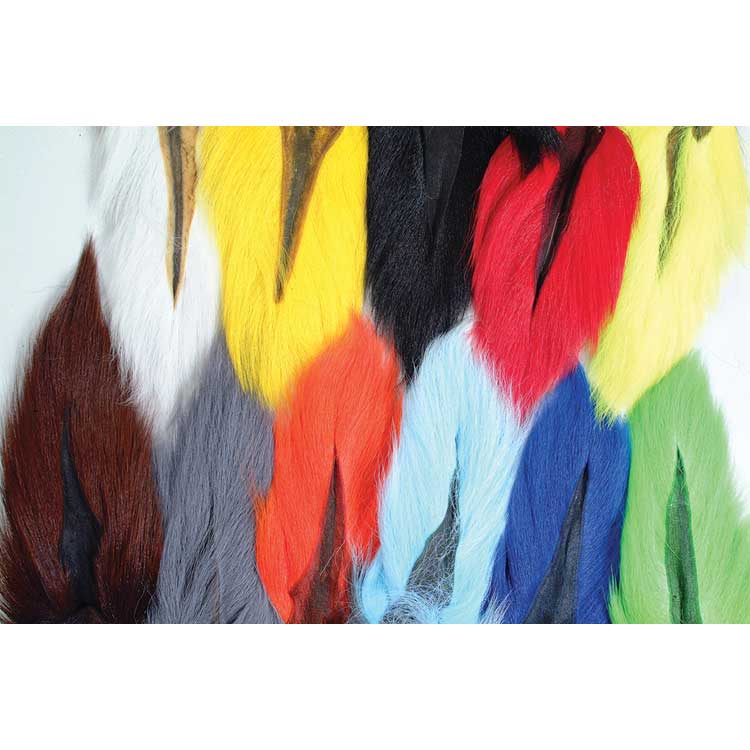 Premium Bucktail Tying Material for Fly Fishing - Natural Deer Hair for Streamers, Jigs & Saltwater Flies - Perfect for DIY Fly Tying & Fishing Lure Making