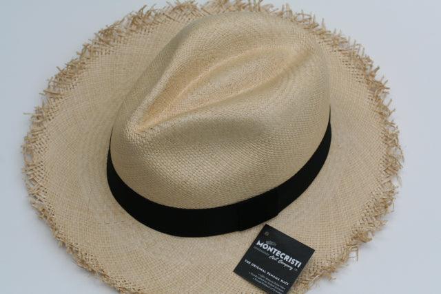 Premium Panama Hat for Men & Women - Breathable Straw Fedora with Classic Frayed Brim - Perfect for Beach, Summer Outfits & Outdoor Adventures