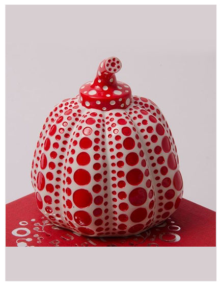 YAYOI KUSAMA Red and White Pumpkin Art Print - Japanese Contemporary Art Decor for Home, Office & Gallery Display