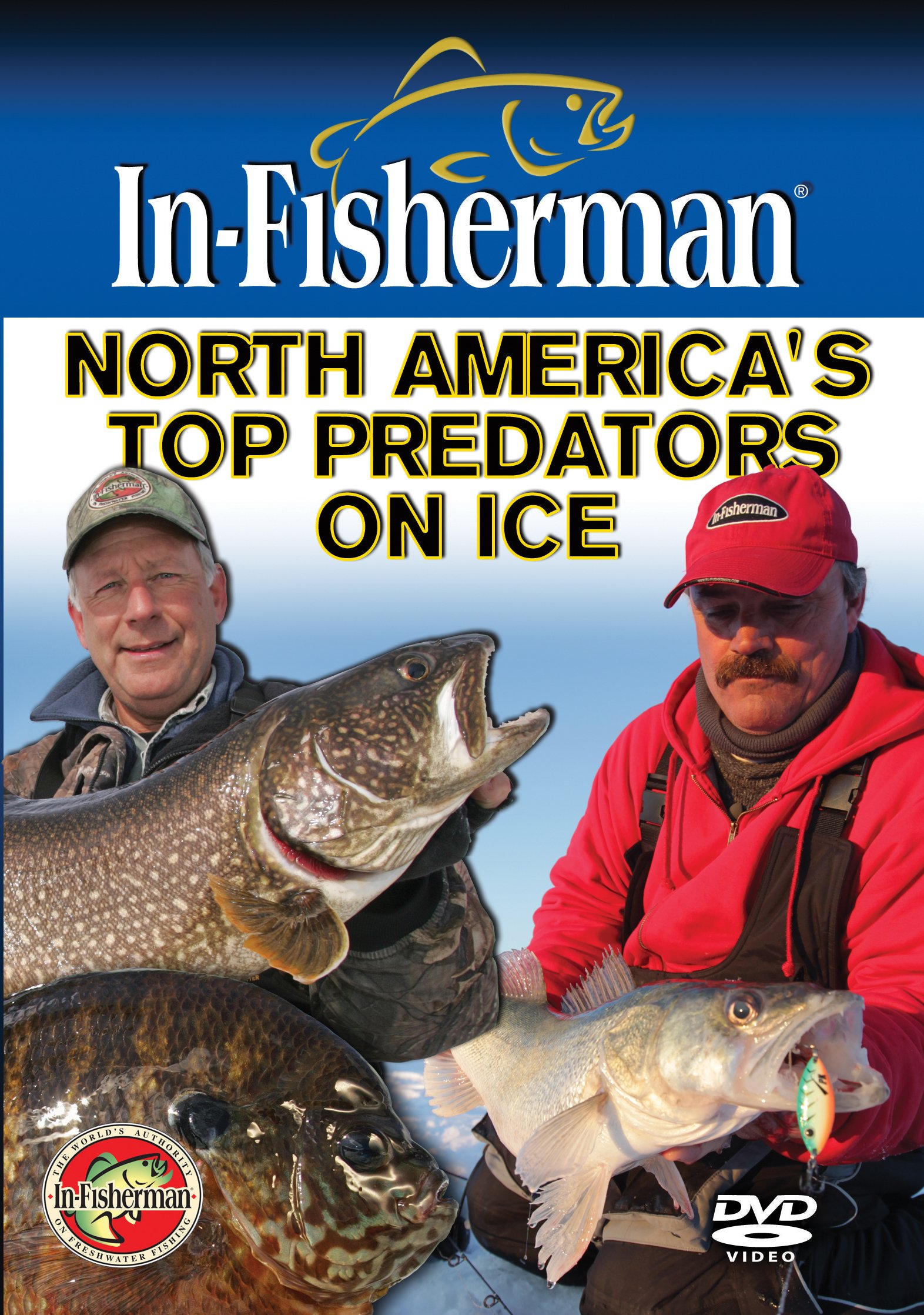 In-Fisherman North America's Top Predators on Ice DVD – Ice Fishing Tips & Techniques for Walleye, Pike & Perch | Perfect for Winter Anglers & Ice Fishing Enthusiasts