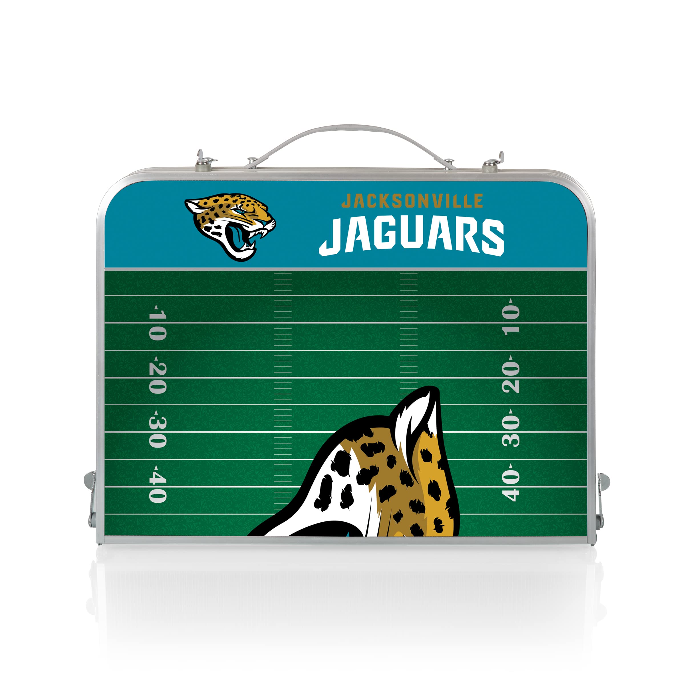 PICNIC TIME NFL Concert Mini Portable Folding Table - Small Lightweight Outdoor Picnic Table for Camping, Tailgating, Beach & Sporting Events