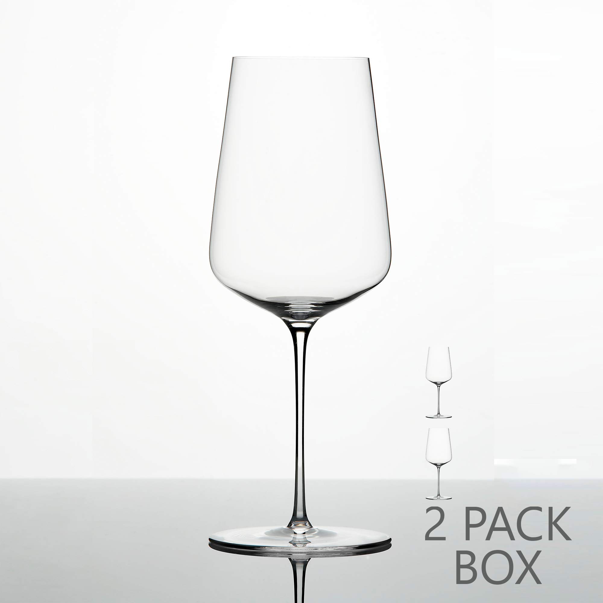 Premium Zalto Denk'Art Universal Hand-Blown Crystal Wine Glasses Set of 2 - Elegant Stemware for Red & White Wines, Perfect for Dinner Parties & Romantic Evenings