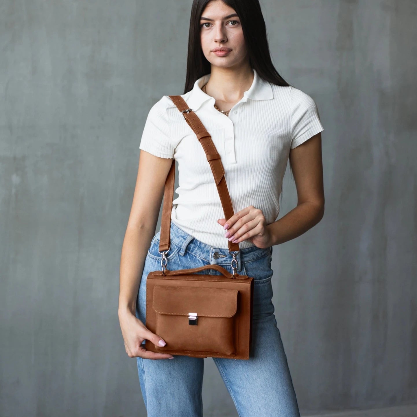 Premium Bible Bag with Adjustable Shoulder Strap - Durable & Stylish Church Bag for Sunday Service, Bible Study & Travel