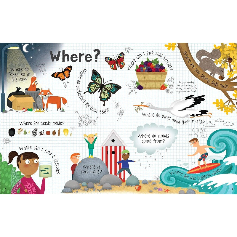 Nature Questions & Answers Book - Explore Wildlife, Plants & Ecosystems | Perfect for Kids, Students & Nature Lovers | Outdoor Learning & Classroom Education