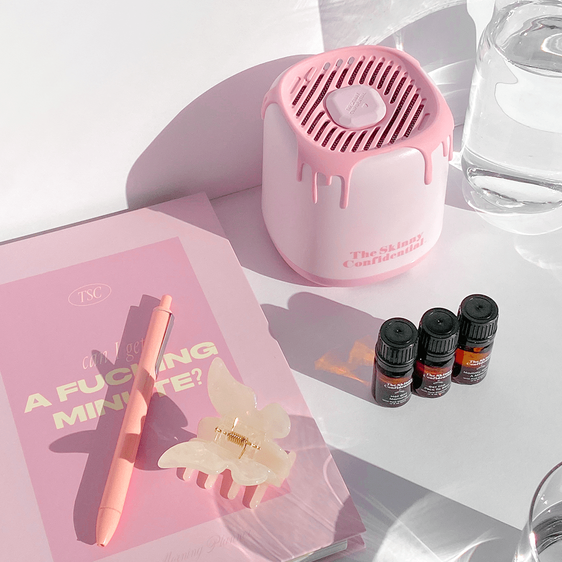The Skinny Confidential Essential Oil Diffuser - Ultrasonic Aromatherapy for Home, Office & Spa - Perfect for Relaxation, Stress Relief & Better Sleep