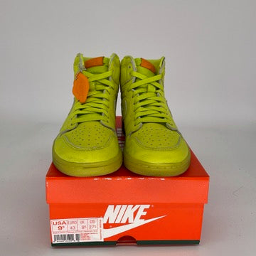 AIR JORDAN 1 GATORADE CYBER Sneakers Men's Size 9.5 AJ5997-345 - Retro Basketball Shoes for Streetwear & Sports Fashion