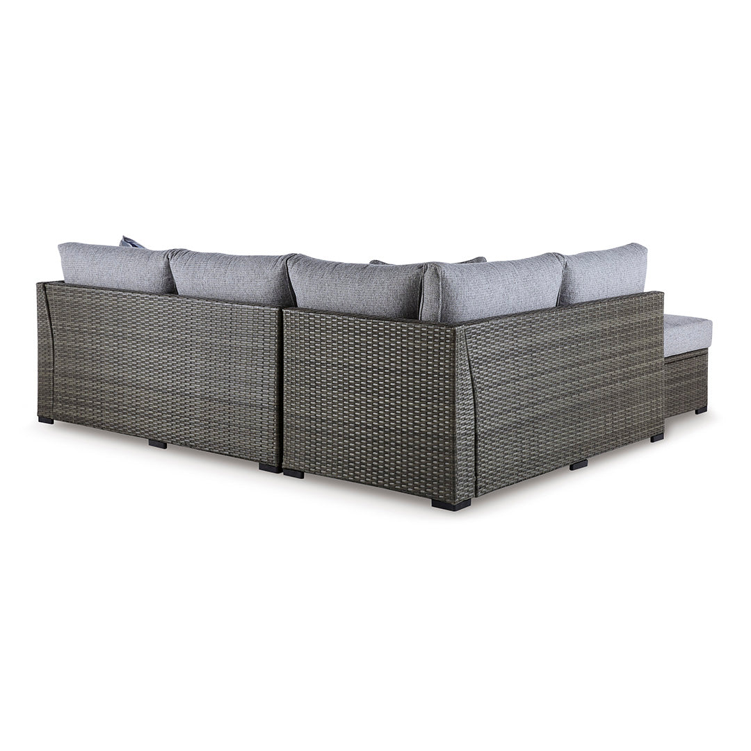 Petal Road 4-Piece Outdoor Patio Furniture Set - Waterproof Wicker Sofa & Coffee Table for Garden, Backyard, Poolside - Perfect for Relaxing & Entertaining