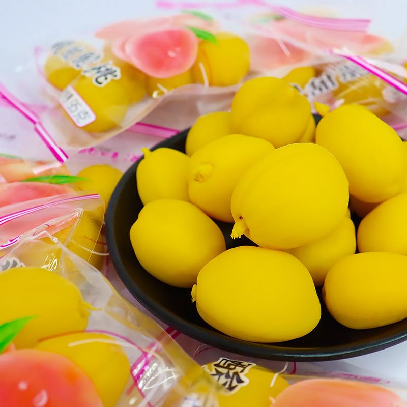 Sweet & Sour Crispy Peach Snacks - 95g/bag | Vegan Dried Fruit Candy | Honey Peach Preserves | Healthy Dessert & On-the-Go Snack | Perfect for Lunchboxes, Office Treats & Gift Baskets (1 Bag)