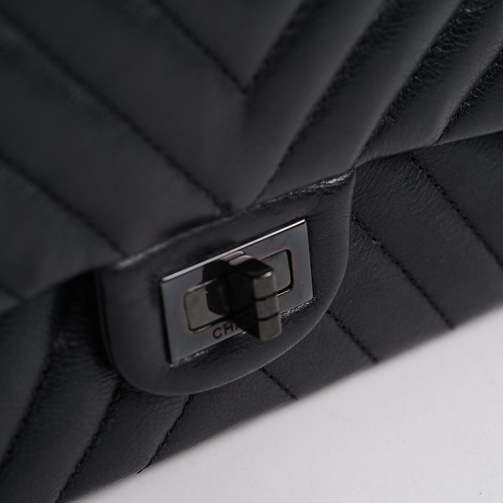 Chanel Reissue 226 Large Chevron Calfskin Leather Flap Bag - Luxury Designer Handbag for Women, Perfect for Evening Events & Special Occasions
