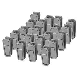 20 Pack Slim Line Finger Clips for Hair Styling - Perfect for Salon, DIY Hair Extensions & Braiding - Non-Slip Grip Hair Clips for Professionals & Home Use