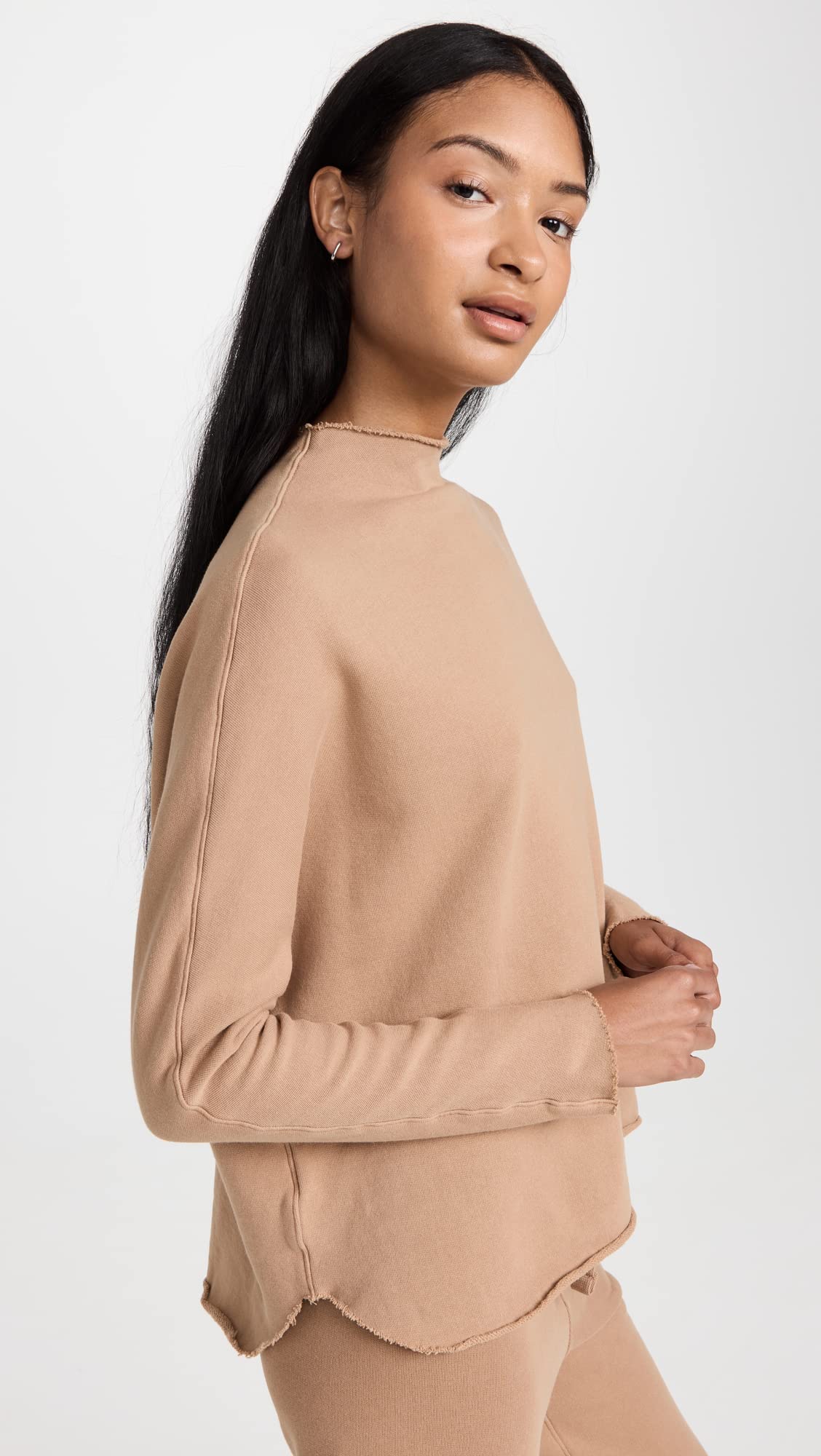 Frank & Eileen Women's Funnel Neck Capelet Sweater - Soft Wool Blend Wrap Cardigan for Fall & Winter - Perfect for Office, Date Night & Cozy Evenings