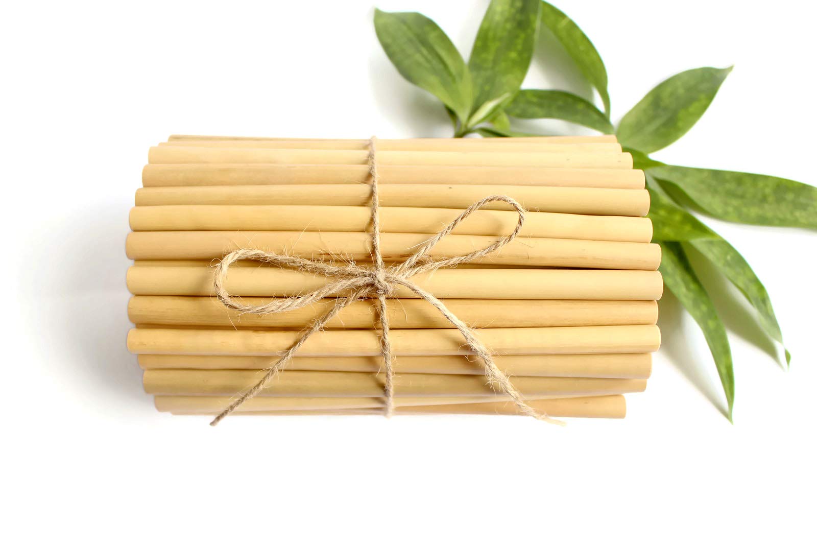 **Eco-Friendly Bamboo Straws Bulk - 8