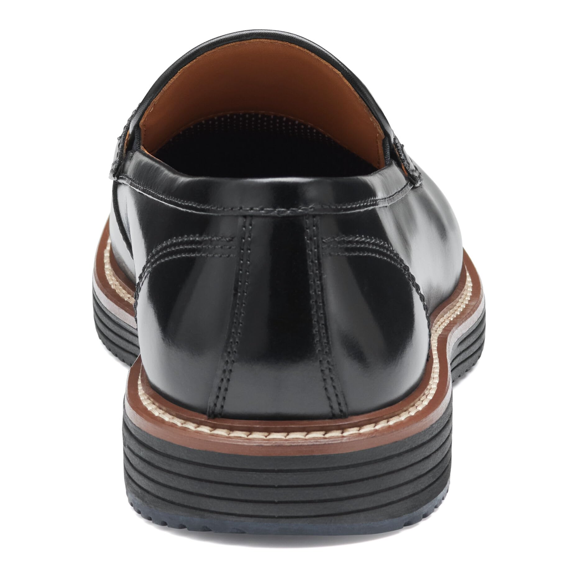 Johnston & Murphy Upton Penny Loafer Men's Genuine Leather Slip-On Driving Shoes - Comfortable Business Casual & Office Dress Shoes for Work, Travel & Everyday Wear