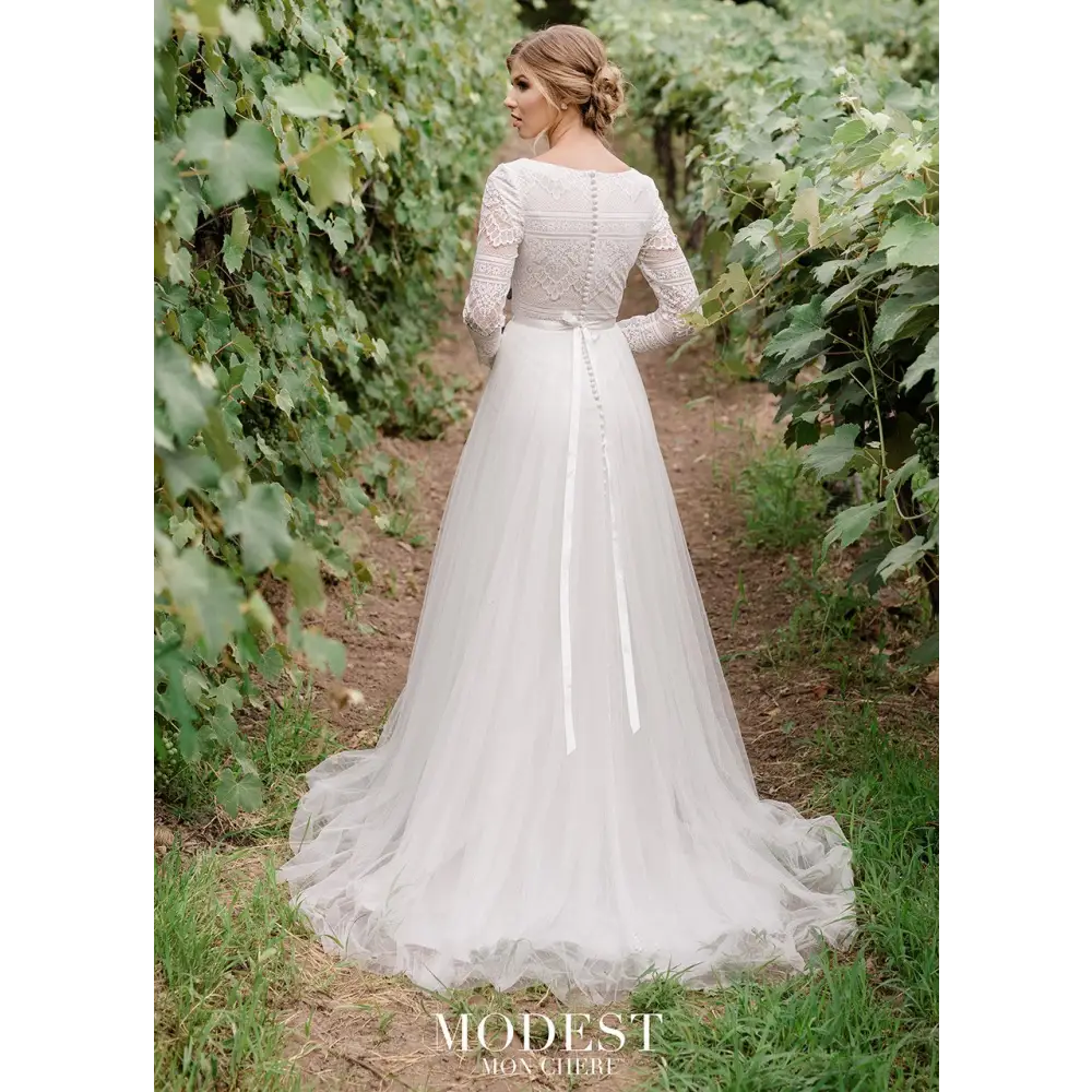 Modest Mon Cheri TR11976 Women's Fashion Dress - Elegant & Stylish for Parties, Weddings & Special Occasions