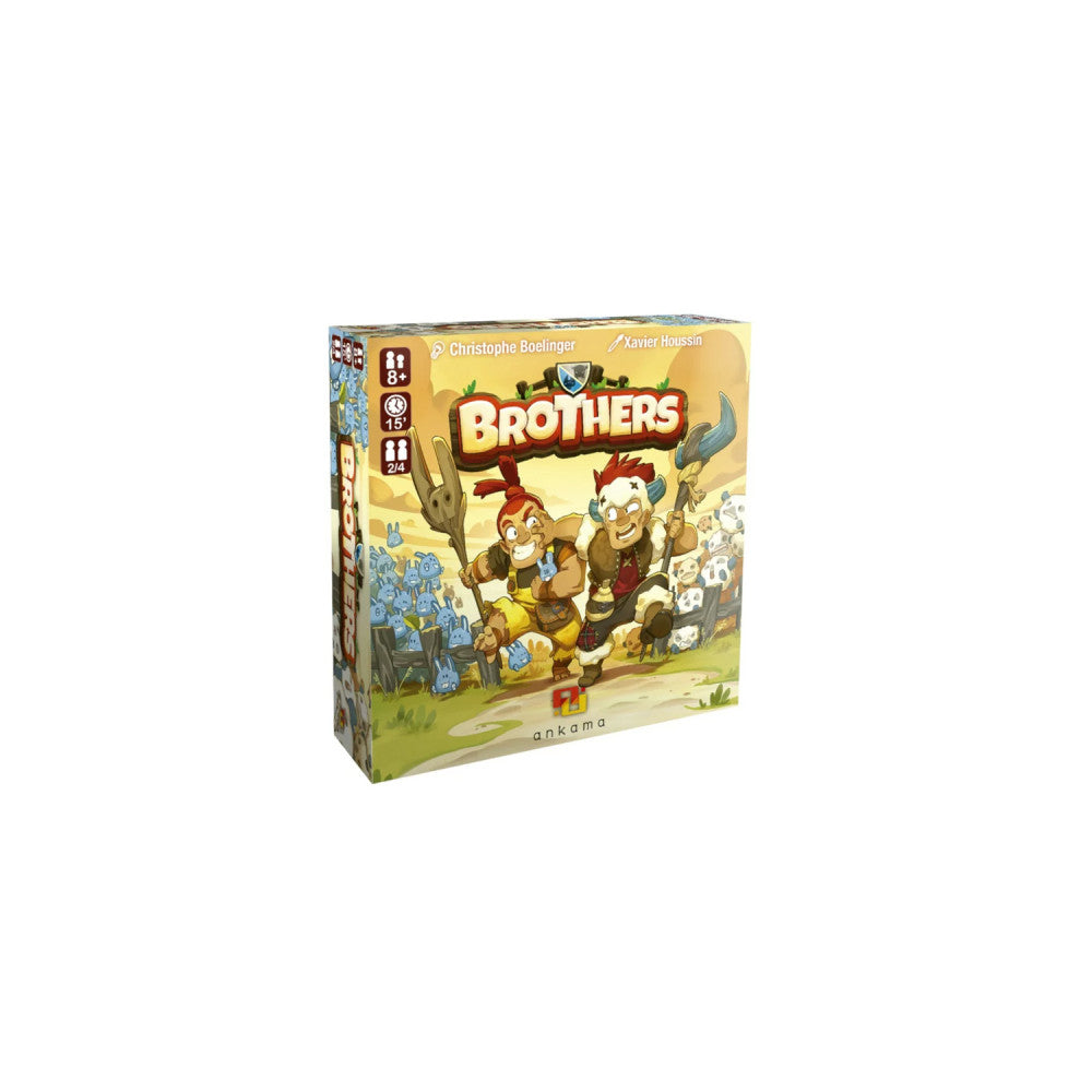 Brothers Strategic Family Board Game for 2-4 Players - Fun Family Game Night & Party Entertainment