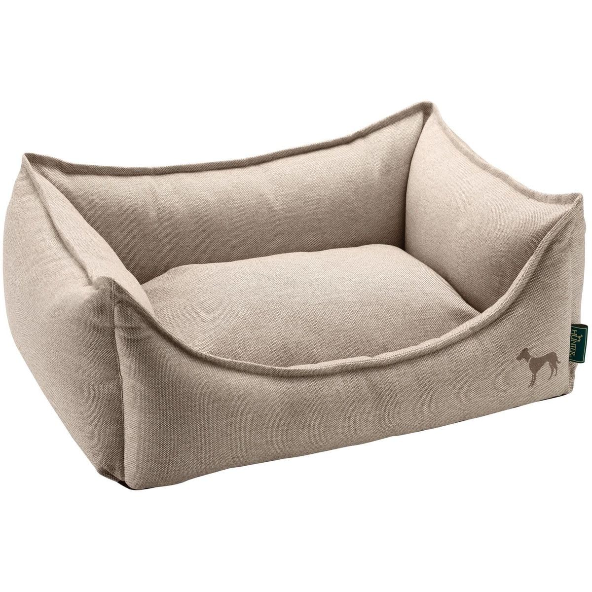 HUNTER Living 60857 Orthopedic Dog Bed for Large Dogs, 80 x 59 x 24 cm, Beige Washable Pet Bed - Perfect for Living Room, Bedroom & Kennel Comfort