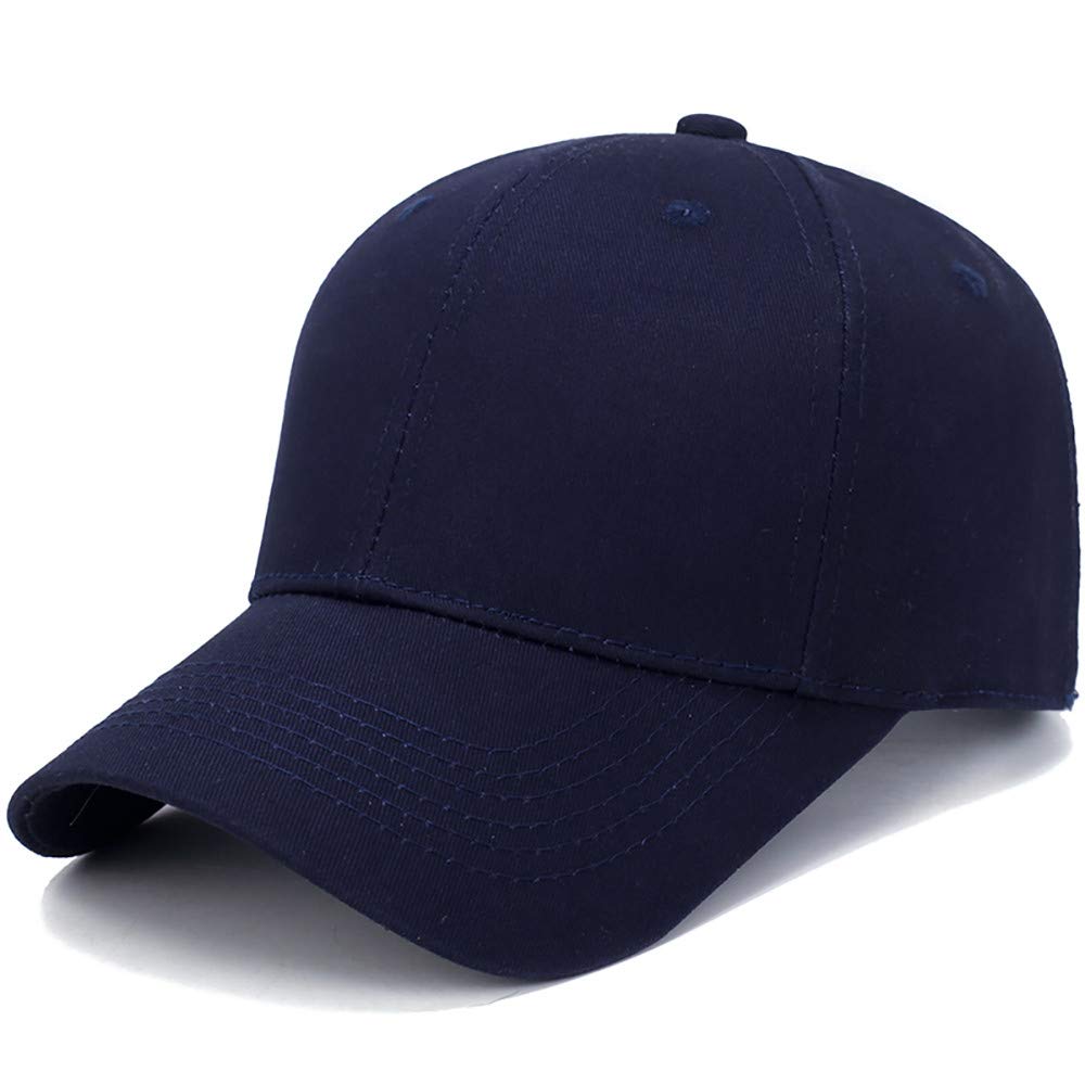 **Men's & Women's Solid Color Baseball Cap - Cotton Sun Hat for Outdoor Sports, Casual Wear & Sun Protection - Lightweight & Breathable for Running, Hiking, Travel**