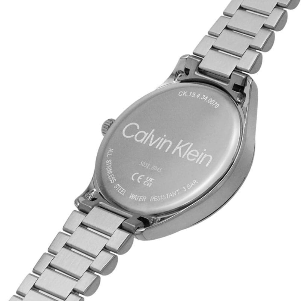 Calvin Klein Men's Stainless Steel Watch with Silver Dial - Model 25200041 | Perfect for Business, Casual & Formal Occasions