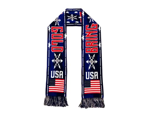 Usa 2022 Winter Sports Scarf - Bring Home Gold