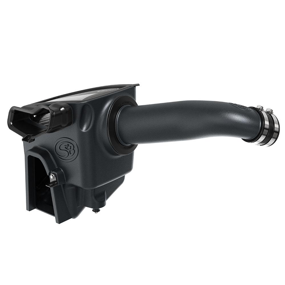 S&B Cold Air Intake Kit for 2020-2024 Ford Powerstroke 6.7L Diesel - Improved Performance & Fuel Efficiency for Towing & Off-Road Adventures