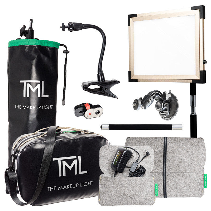 TML Key Light Kit Pro Package 2.0 - Professional LED Lighting for YouTube, TikTok & Video Streaming - Perfect for Home Studio, Vlogging & Content Creation