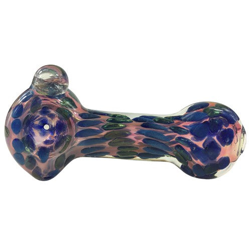Spot Design Spoon Pipe - Premium Glass Smoking Pipe for Dry Herbs | Portable & Durable for Travel, Camping, and Outdoor Use