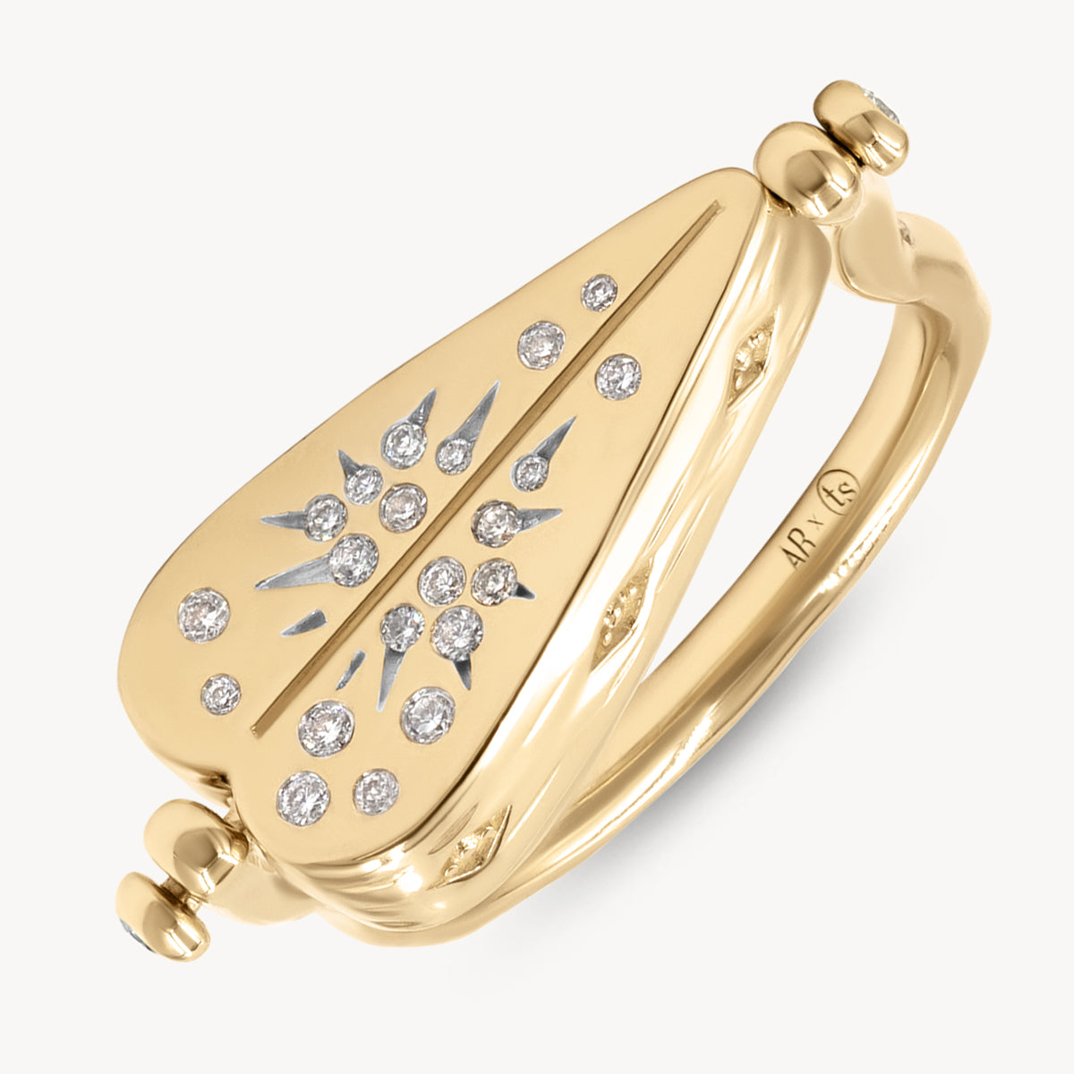 Wild Heart Flip Ring - Dainty Adjustable Stackable Ring for Women - Perfect for Layering, Gifts & Everyday Wear