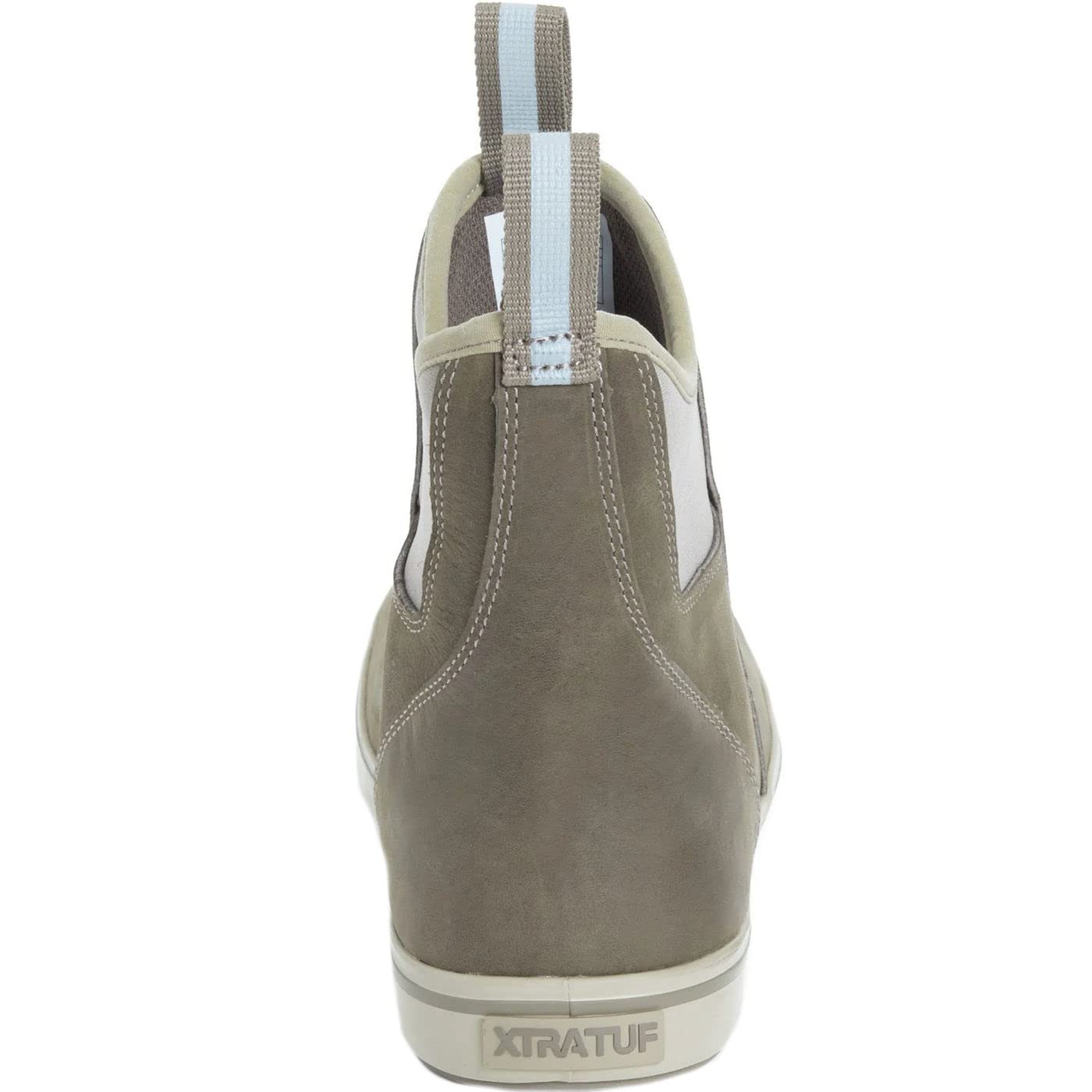 XTRATUF XAL-901 Non-Slip Deck Boots for Men & Women - Waterproof Fishing & Work Boots in Taupe Size 7.5 - Ideal for Commercial Fishing, Boating, and Outdoor Work