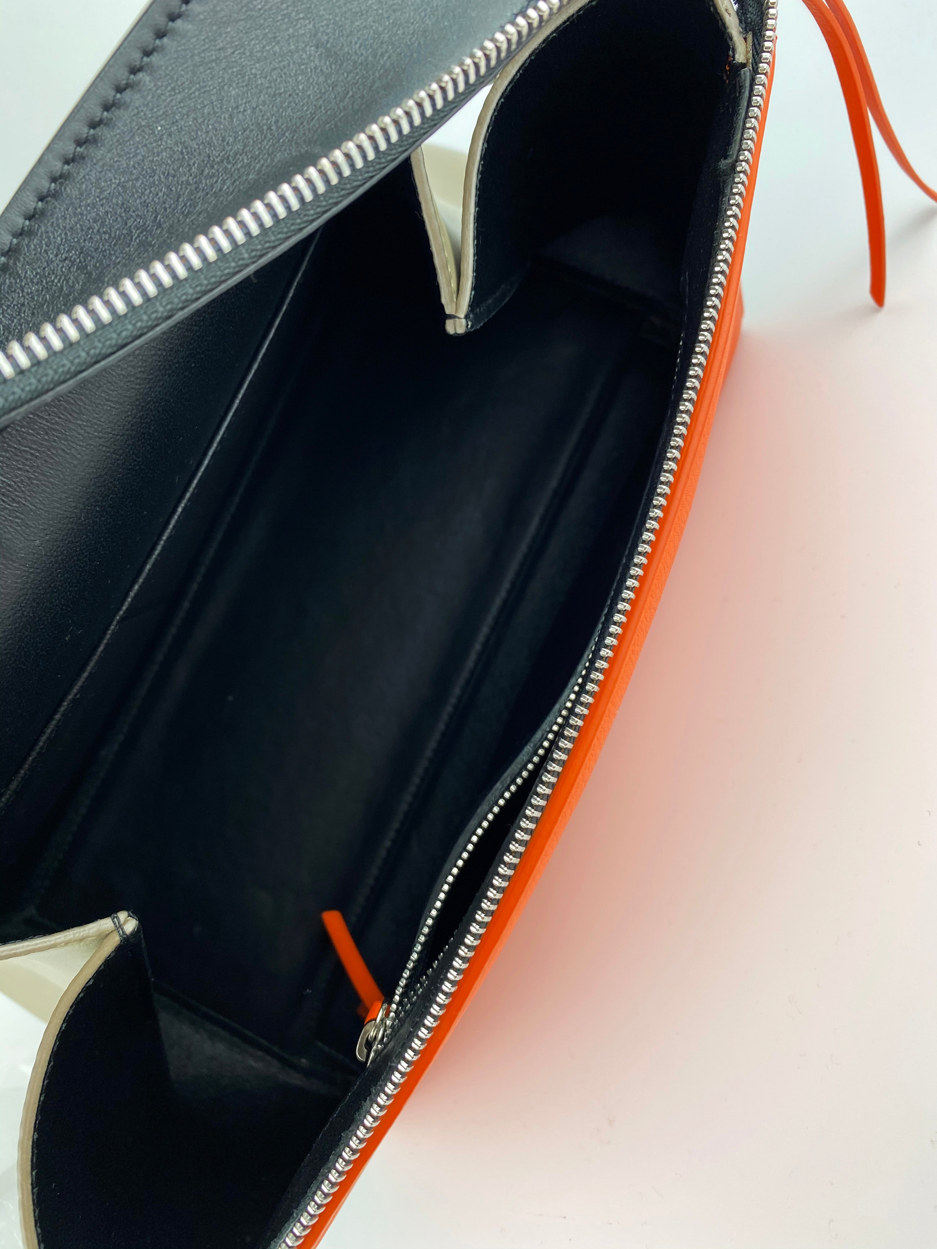 Celine Orange and Black Edge Bag - Stylish Designer Handbag for Women, Perfect for Work, Travel, and Everyday Use